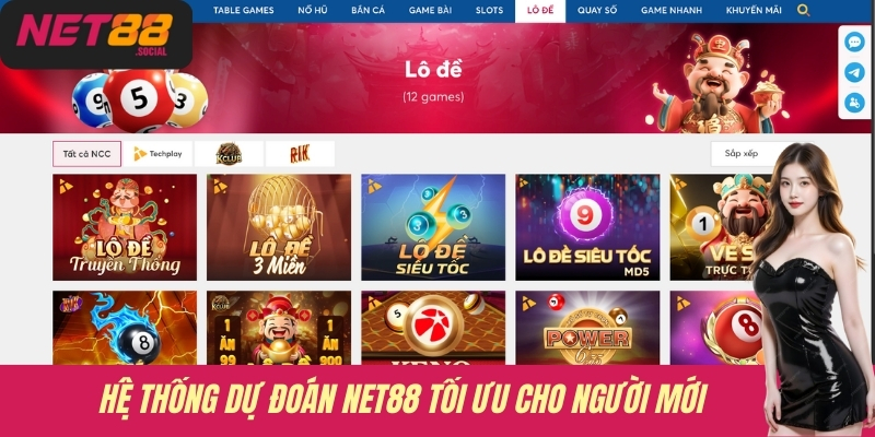 Hệ thống dự đoán Net88 tối ưu cho người mới